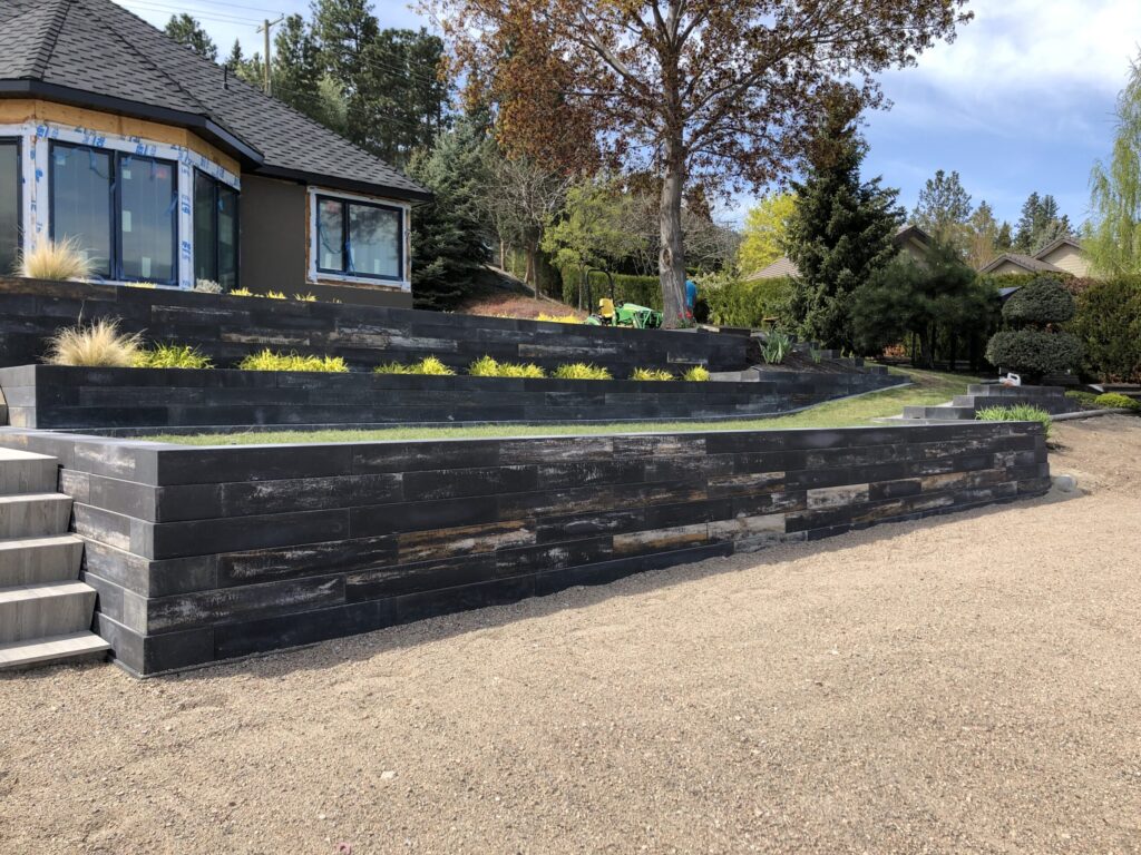 Best Kelowna Retaining wall contractor near me Romanesque Interlock and Tile