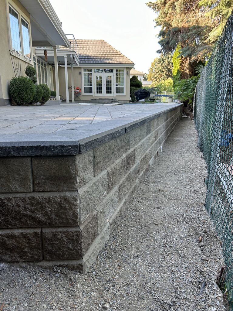 block Retaining Walls Kelowna Romanesque Interlock & tile