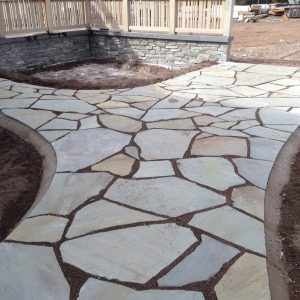 flagstone walkway sealing