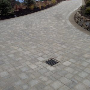 paving stone driveway construction