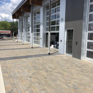 commercial brick paving stone construction company in Kelowna Romanesque Interlock and tile