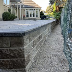 block Retaining Walls Kelowna Romanesque Interlock & tile